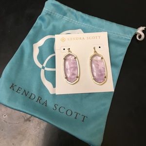 *RARE* ELLE KENDRA SCOTT EARRINGS in lilac